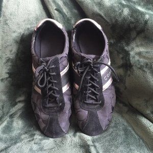 Coach Black Tennis Shoes